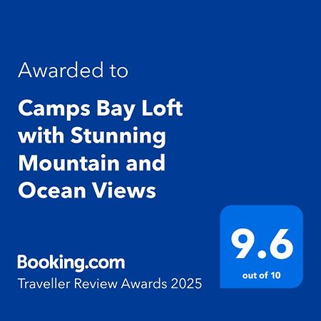 Apartamento Camps Bay Loft With Stunning Mountain And Ocean Views Ciudad del Cabo Exterior foto